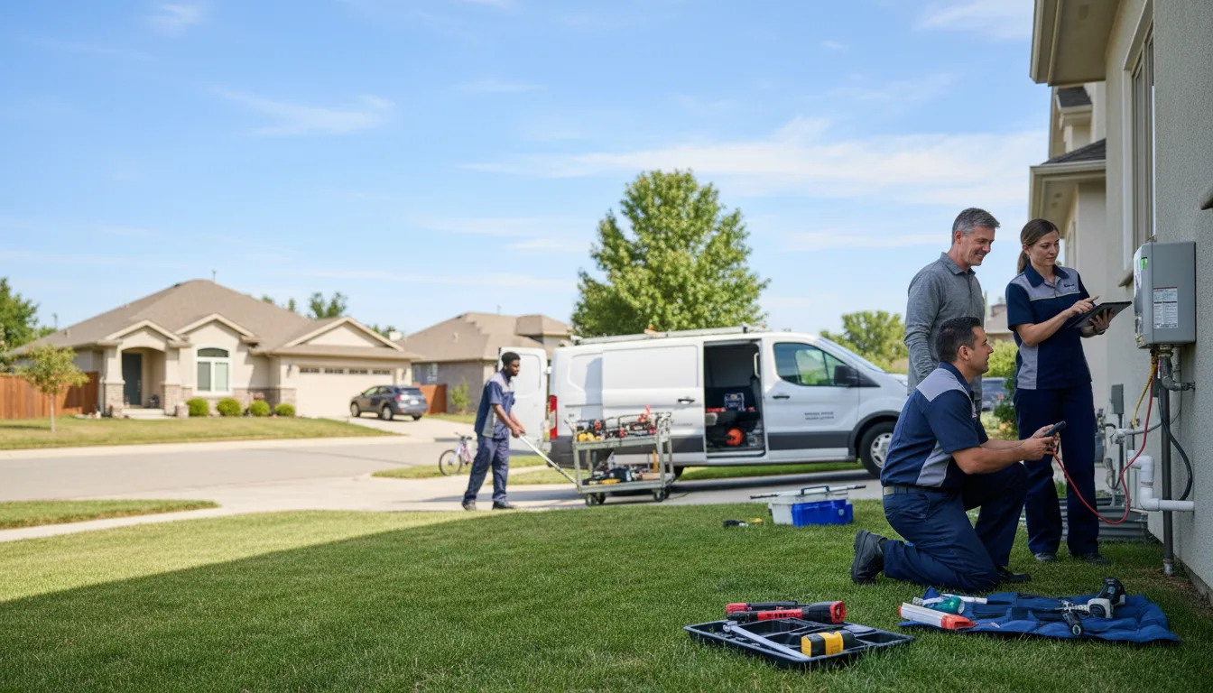 Tankless water heater service in Naples, TX